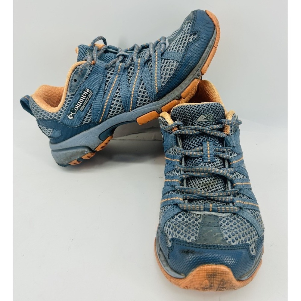 Columbia Montreal IV Athletic Trail Shoes‎ Blue And Orange Women's Size 6